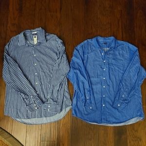 Men's GAP button down shirts
